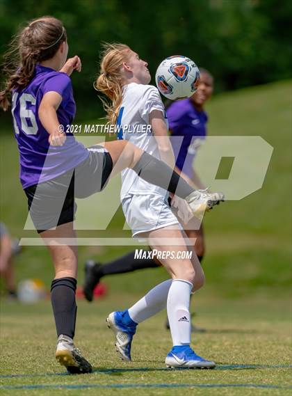 Thumbnail 1 in Lake Norman Charter vs. Carrboro (1 of 2 - NCHSAA 2A Final - game action) photogallery.