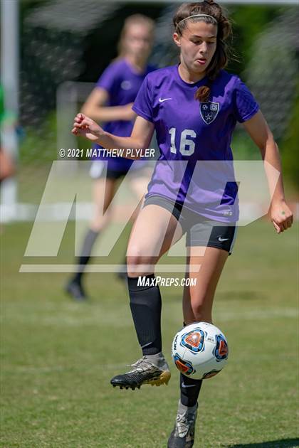 Thumbnail 2 in Lake Norman Charter vs. Carrboro (1 of 2 - NCHSAA 2A Final - game action) photogallery.