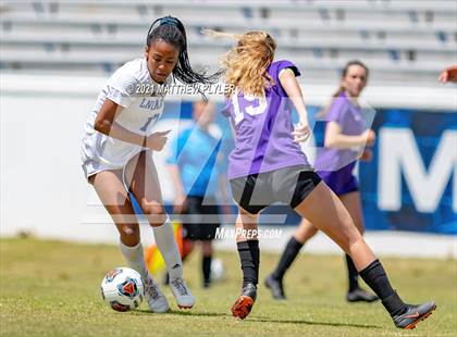Thumbnail 2 in Lake Norman Charter vs. Carrboro (1 of 2 - NCHSAA 2A Final - game action) photogallery.