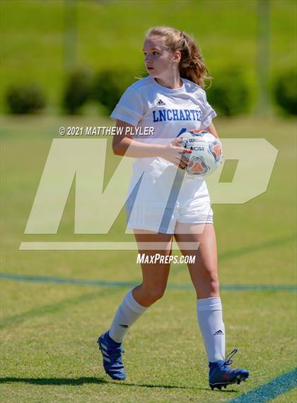 Thumbnail 3 in Lake Norman Charter vs. Carrboro (1 of 2 - NCHSAA 2A Final - game action) photogallery.