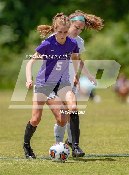 Thumbnail 3 in Lake Norman Charter vs. Carrboro (1 of 2 - NCHSAA 2A Final - game action) photogallery.