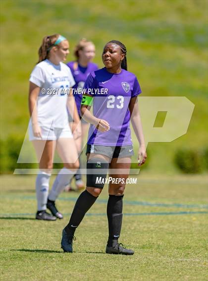 Thumbnail 1 in Lake Norman Charter vs. Carrboro (1 of 2 - NCHSAA 2A Final - game action) photogallery.