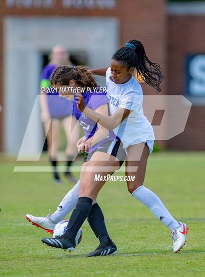 Thumbnail 3 in Lake Norman Charter vs. Carrboro (1 of 2 - NCHSAA 2A Final - game action) photogallery.
