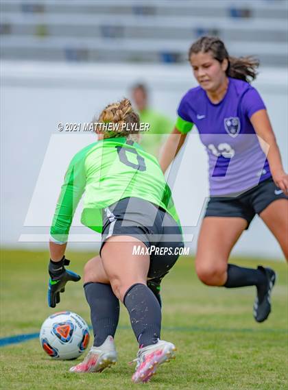 Thumbnail 3 in Lake Norman Charter vs. Carrboro (1 of 2 - NCHSAA 2A Final - game action) photogallery.