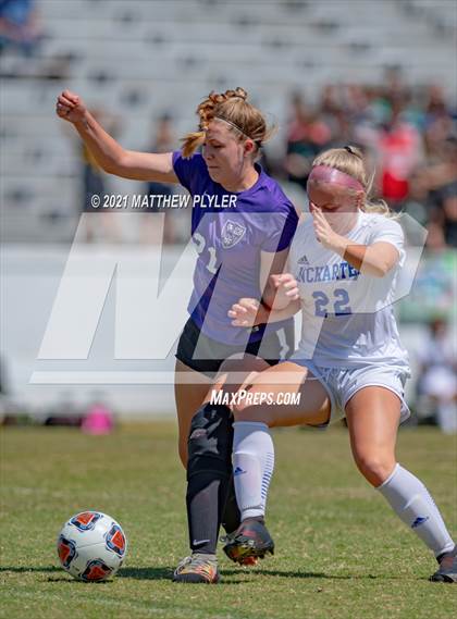 Thumbnail 3 in Lake Norman Charter vs. Carrboro (1 of 2 - NCHSAA 2A Final - game action) photogallery.