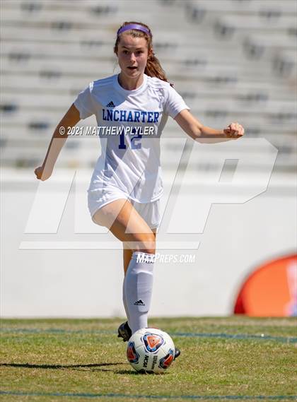 Thumbnail 2 in Lake Norman Charter vs. Carrboro (1 of 2 - NCHSAA 2A Final - game action) photogallery.
