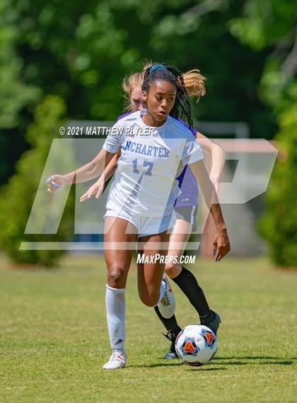 Thumbnail 3 in Lake Norman Charter vs. Carrboro (1 of 2 - NCHSAA 2A Final - game action) photogallery.