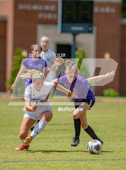Thumbnail 3 in Lake Norman Charter vs. Carrboro (1 of 2 - NCHSAA 2A Final - game action) photogallery.
