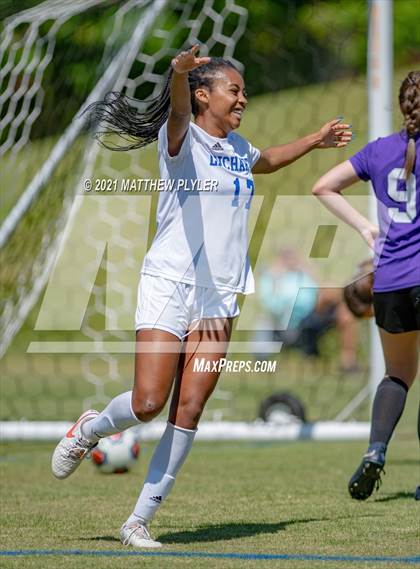 Thumbnail 2 in Lake Norman Charter vs. Carrboro (1 of 2 - NCHSAA 2A Final - game action) photogallery.