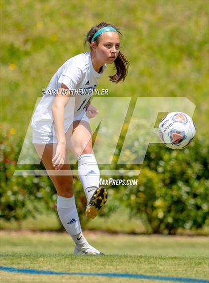Thumbnail 3 in Lake Norman Charter vs. Carrboro (1 of 2 - NCHSAA 2A Final - game action) photogallery.