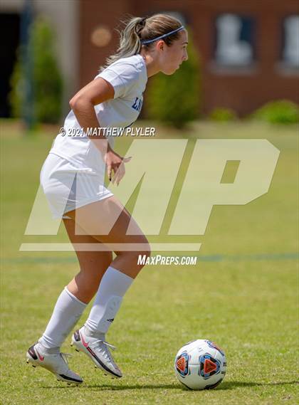 Thumbnail 2 in Lake Norman Charter vs. Carrboro (1 of 2 - NCHSAA 2A Final - game action) photogallery.
