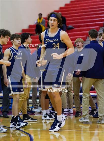 Thumbnail 2 in Tri-West Hendricks vs. Brownsburg (Hendricks Country Tournament) photogallery.