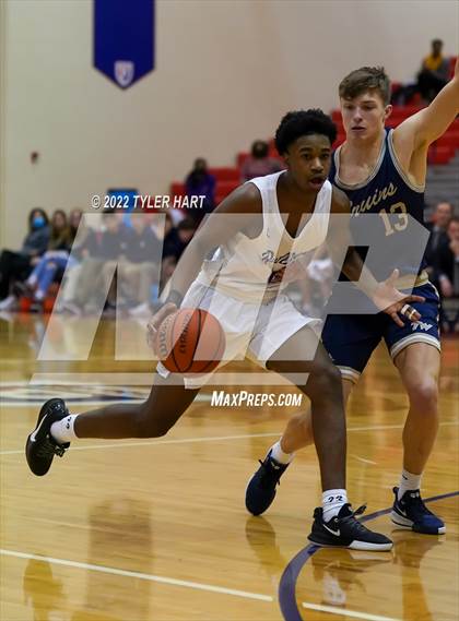 Thumbnail 2 in Tri-West Hendricks vs. Brownsburg (Hendricks Country Tournament) photogallery.