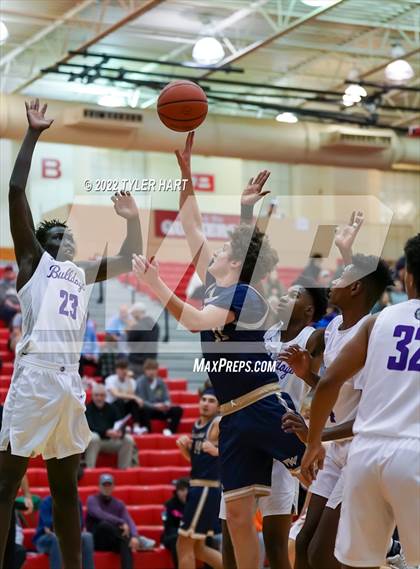 Thumbnail 2 in Tri-West Hendricks vs. Brownsburg (Hendricks Country Tournament) photogallery.