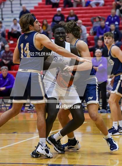 Thumbnail 2 in Tri-West Hendricks vs. Brownsburg (Hendricks Country Tournament) photogallery.