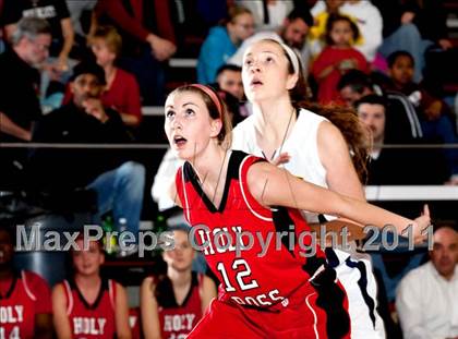 Thumbnail 1 in Holy Cross vs. Notre Dame Academy (35th District Championship) photogallery.