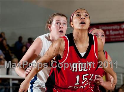 Thumbnail 3 in Holy Cross vs. Notre Dame Academy (35th District Championship) photogallery.