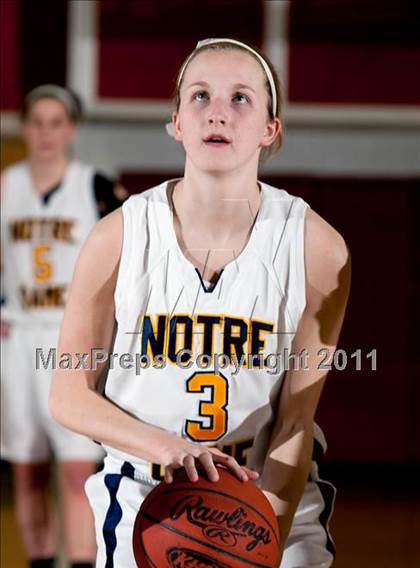 Thumbnail 3 in Holy Cross vs. Notre Dame Academy (35th District Championship) photogallery.