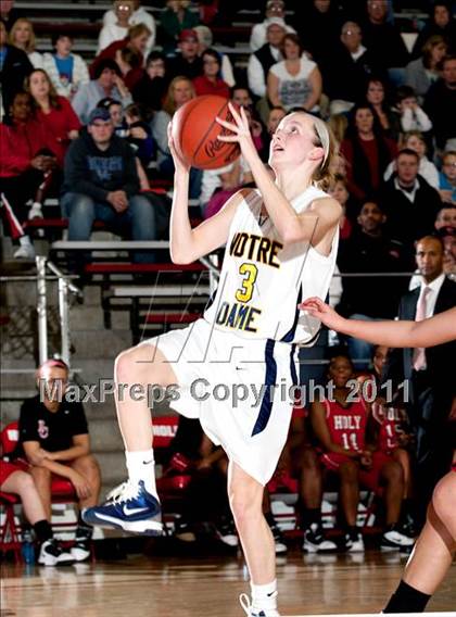 Thumbnail 2 in Holy Cross vs. Notre Dame Academy (35th District Championship) photogallery.