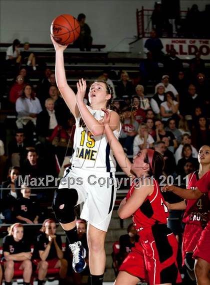 Thumbnail 1 in Holy Cross vs. Notre Dame Academy (35th District Championship) photogallery.