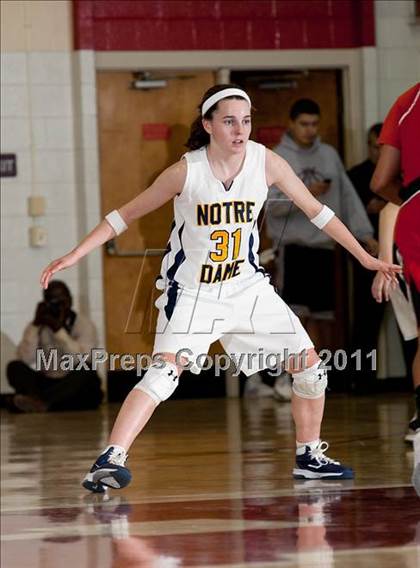 Thumbnail 3 in Holy Cross vs. Notre Dame Academy (35th District Championship) photogallery.