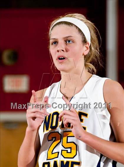 Thumbnail 3 in Holy Cross vs. Notre Dame Academy (35th District Championship) photogallery.