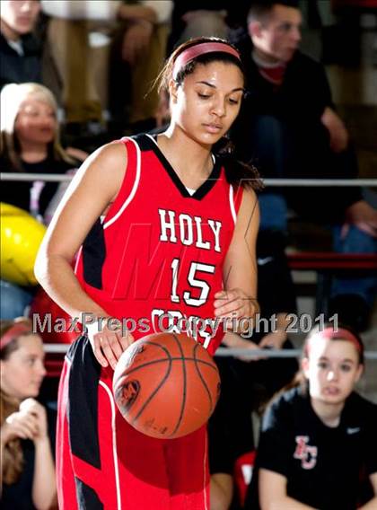 Thumbnail 1 in Holy Cross vs. Notre Dame Academy (35th District Championship) photogallery.