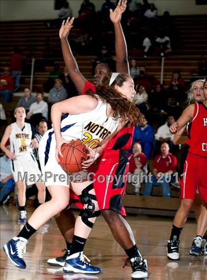 Thumbnail 2 in Holy Cross vs. Notre Dame Academy (35th District Championship) photogallery.