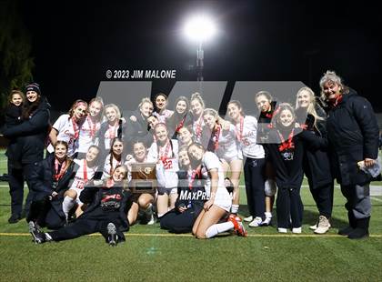Thumbnail 2 in Carondelet @ Saint Francis (CIFState Regional NorCal Div 1 Final) photogallery.