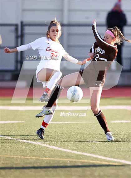 Thumbnail 2 in Carondelet @ Saint Francis (CIFState Regional NorCal Div 1 Final) photogallery.