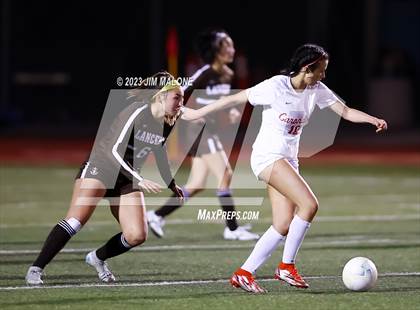 Thumbnail 2 in Carondelet @ Saint Francis (CIFState Regional NorCal Div 1 Final) photogallery.