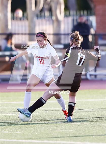 Thumbnail 3 in Carondelet @ Saint Francis (CIFState Regional NorCal Div 1 Final) photogallery.