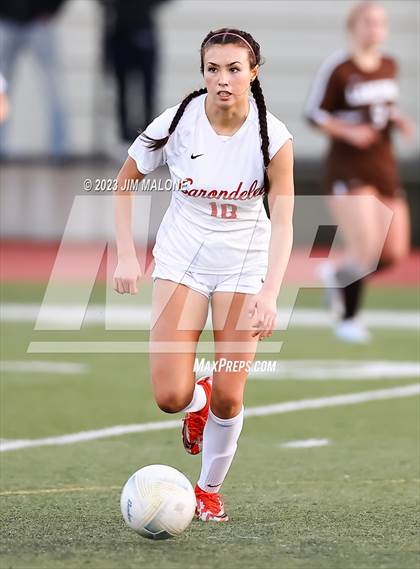 Thumbnail 2 in Carondelet @ Saint Francis (CIFState Regional NorCal Div 1 Final) photogallery.
