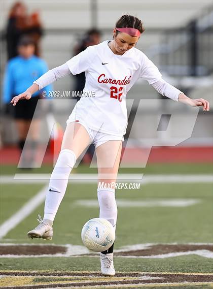Thumbnail 3 in Carondelet @ Saint Francis (CIFState Regional NorCal Div 1 Final) photogallery.