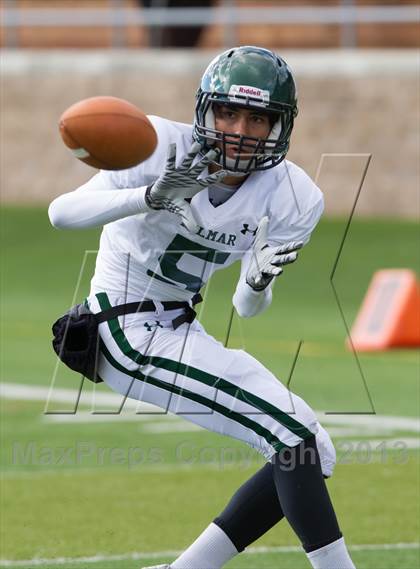 Thumbnail 2 in Hilmar vs. Central Catholic (CIF SJS D4 Final) photogallery.