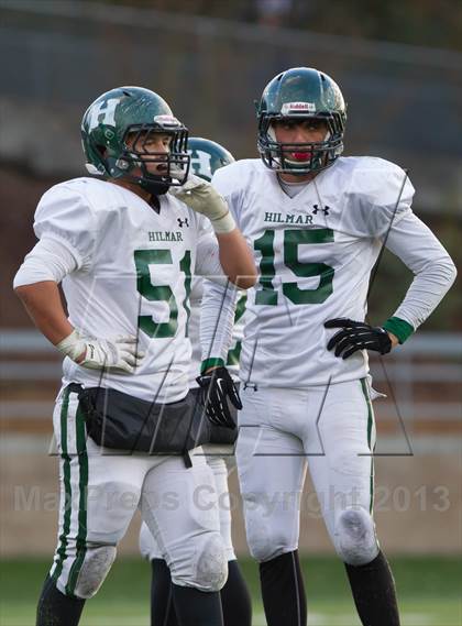 Thumbnail 2 in Hilmar vs. Central Catholic (CIF SJS D4 Final) photogallery.