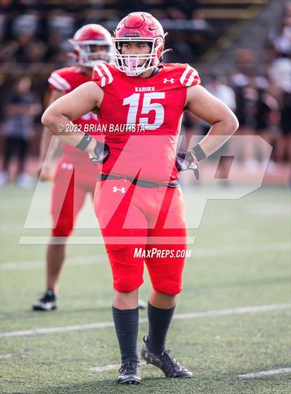 Thumbnail 1 in Kahuku vs Campbell (HHSAA Division 1-Open Semifinal) photogallery.