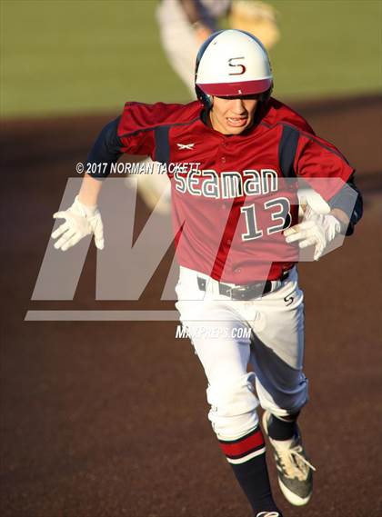 Thumbnail 1 in Seaman vs. Aquinas (KSHAA 5A Quarterfinal) photogallery.