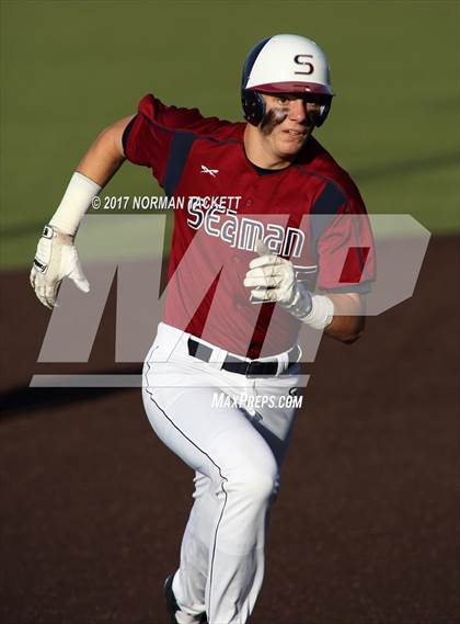 Thumbnail 1 in Seaman vs. Aquinas (KSHAA 5A Quarterfinal) photogallery.