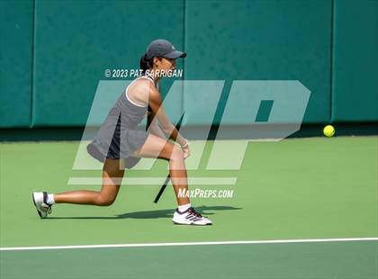 Thumbnail 3 in The Woodlands vs Round Rock Westwood (UIL 6A Team Tennis Semifinal) photogallery.