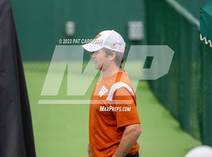 Thumbnail 2 in The Woodlands vs Round Rock Westwood (UIL 6A Team Tennis Semifinal) photogallery.
