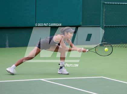 Thumbnail 1 in The Woodlands vs Round Rock Westwood (UIL 6A Team Tennis Semifinal) photogallery.