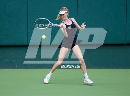 Thumbnail 1 in The Woodlands vs Round Rock Westwood (UIL 6A Team Tennis Semifinal) photogallery.