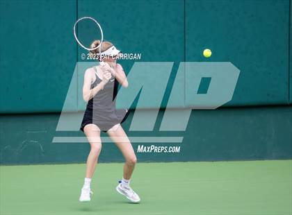 Thumbnail 2 in The Woodlands vs Round Rock Westwood (UIL 6A Team Tennis Semifinal) photogallery.