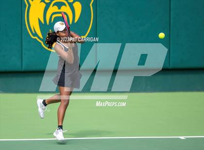 Thumbnail 1 in The Woodlands vs Round Rock Westwood (UIL 6A Team Tennis Semifinal) photogallery.