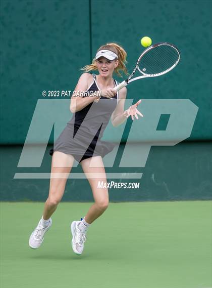 Thumbnail 3 in The Woodlands vs Round Rock Westwood (UIL 6A Team Tennis Semifinal) photogallery.