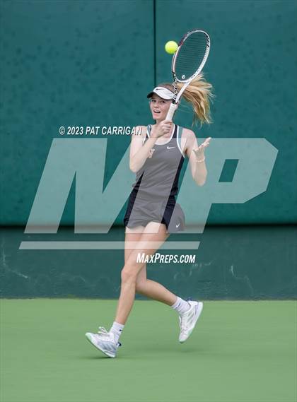 Thumbnail 3 in The Woodlands vs Round Rock Westwood (UIL 6A Team Tennis Semifinal) photogallery.