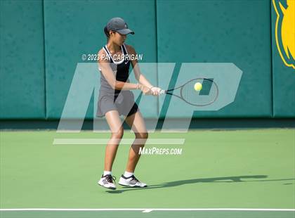 Thumbnail 1 in The Woodlands vs Round Rock Westwood (UIL 6A Team Tennis Semifinal) photogallery.