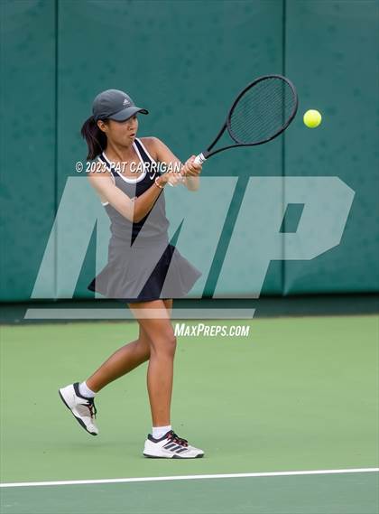 Thumbnail 3 in The Woodlands vs Round Rock Westwood (UIL 6A Team Tennis Semifinal) photogallery.