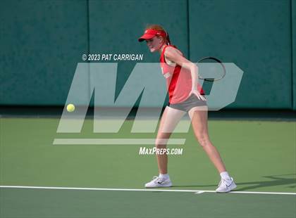 Thumbnail 3 in The Woodlands vs Round Rock Westwood (UIL 6A Team Tennis Semifinal) photogallery.